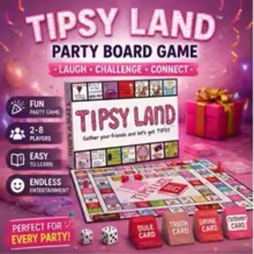 Tipsy land drinking game - tipsy,