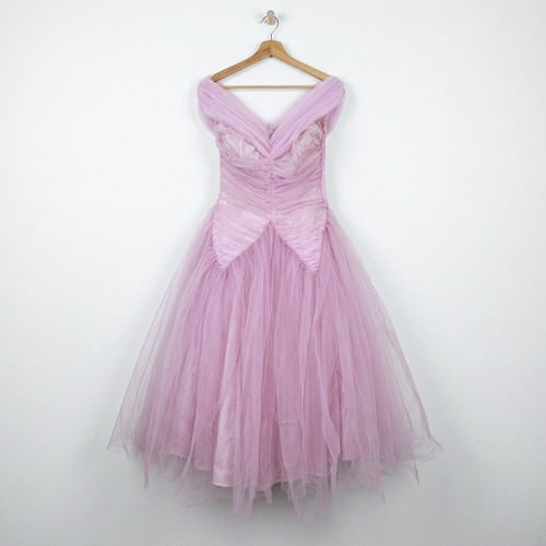 Vintage lilac tulle - vintage,