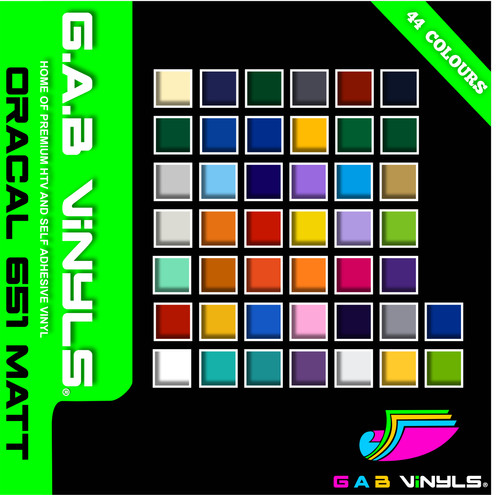 Oracal 651 matt self adhesive - matt,