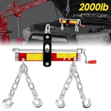 900kg 2000LB Engine lifting Hoist Leveller Chain Load Garage Loading Balance UK