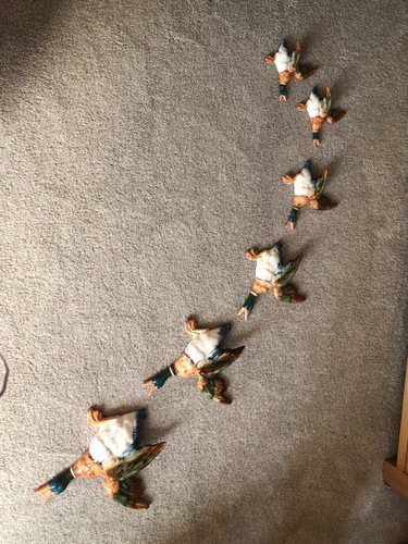 Beswick flying mallard ducks - beswick,