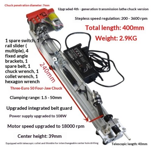 Mini lathe for grinding and - lathe,