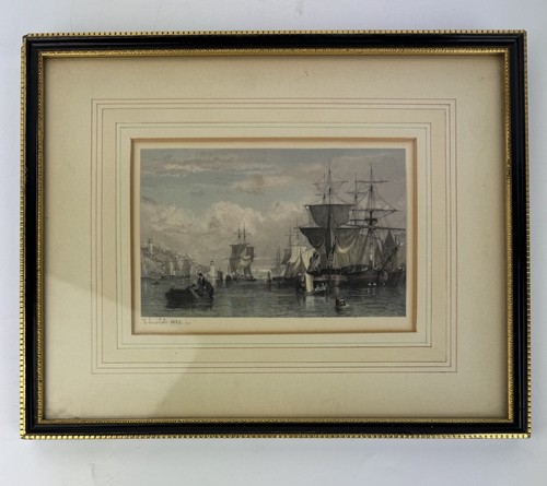 Antique mounted framed - antique,