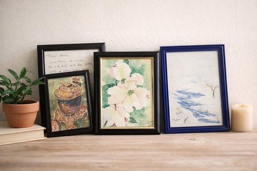 Set original watercolor - 3,