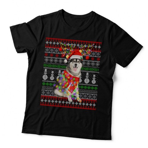 Santa siberian husky dog - santa,