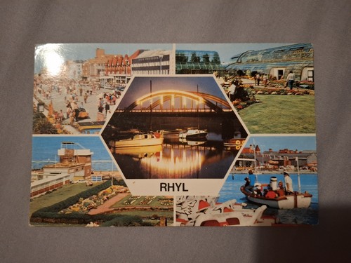 Rhyl multiview postcard - rhyl,