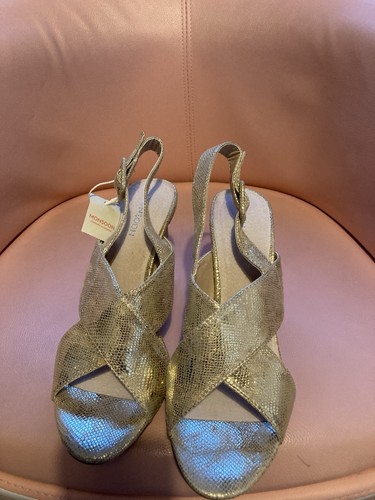 Monsoon glitter gold sandals - glitter,