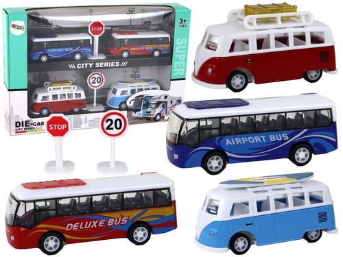 Set buses tourist camper - set,