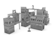 Star Wars Legion Fractured City 40K Terrain