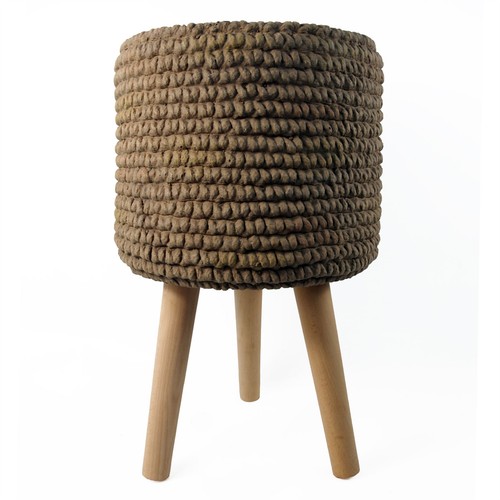 Wood planter plant pot x - wood, 53