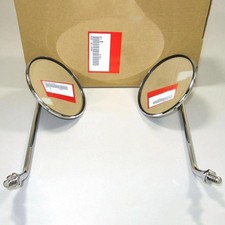 Pair 10mm Round Side Mirrors