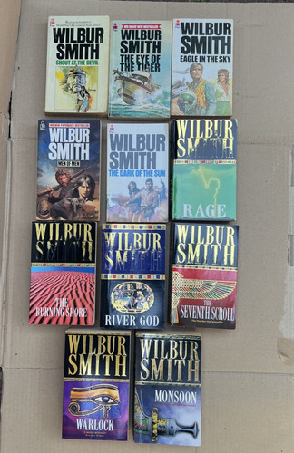 Wilbur smith paperback - paperback, bundle