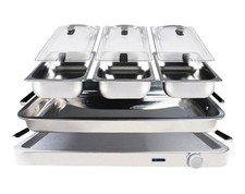 Callow Large Stainless Steel Buffet Warmer – Keep Food Warm, Durable Stainless S