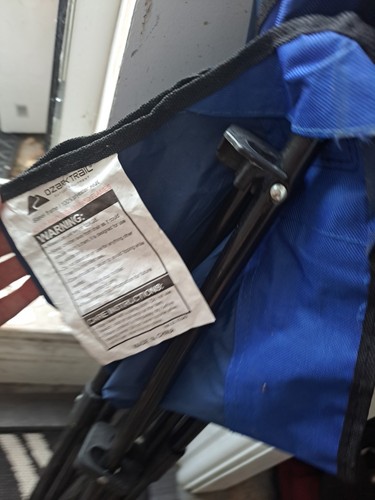 Blue ozark trail folding chair - trail,