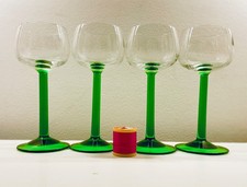 Vintage Luminarc Green Stem