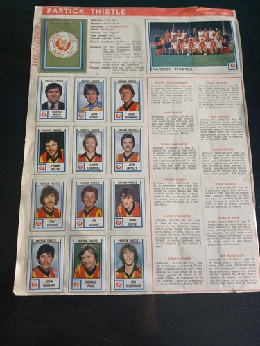 Partick thistle football team - partick,