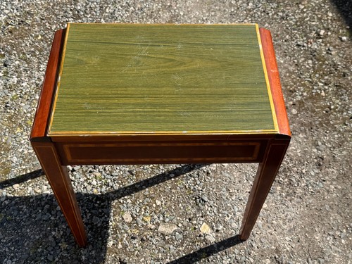 Antique sewing work box table - antique,