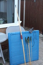 ENGLISH LONGBOW + ARROWS ETC.