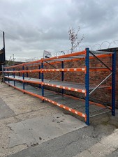 PSS Shelving Bay 5 Joined Bay Only £80+VAT Per BAY 1.2m Deep Mesh Panels