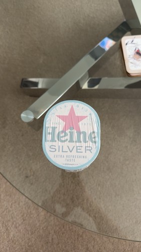 Heineken silver lager - heineken, oval