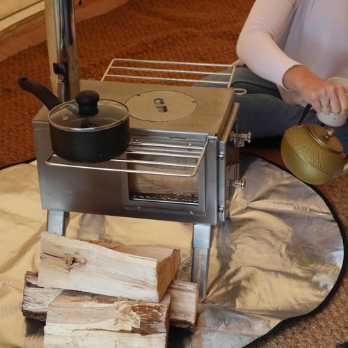 Stove fire mat for bell - fire,