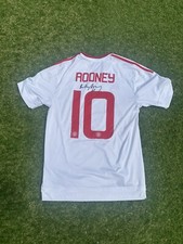 Wayne Rooney Signed Manchester United Away Shirt Legend Autograph COA