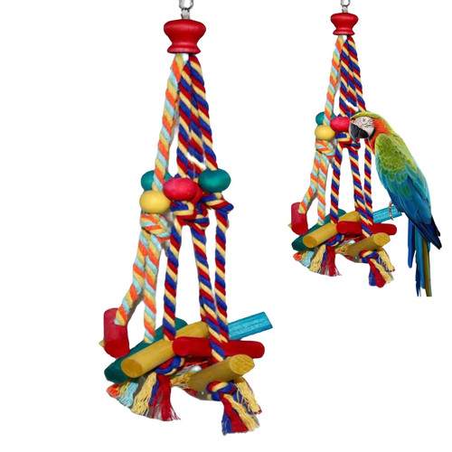 Bird rope climbing chew - bird,