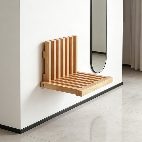 Wall mounted folding - mounted, shoe
