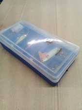 10x Old Lures In Tackle Box