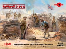 ICMDS3501 - ICM Diorama 1:35 -Gallipoli 1915 - with 8 figures