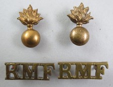 Military Shoulder Title X 2 Grenade RMF Royal Munster Fusiliers British Army