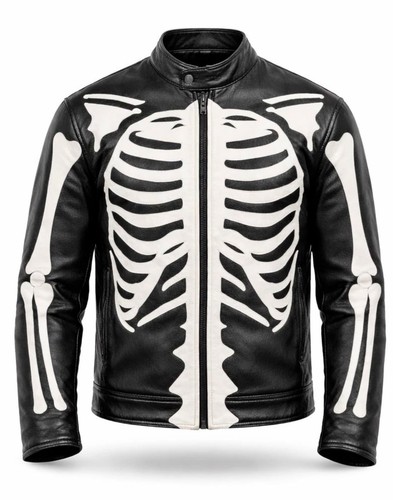 Men custom leather jacket - custom,