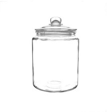Large Glass Biscotti Jar with