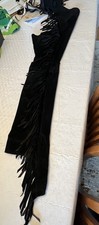 Black Suede Full Chaps with