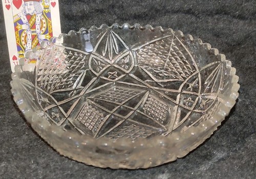 Vintage clear cut crystal - vintage,