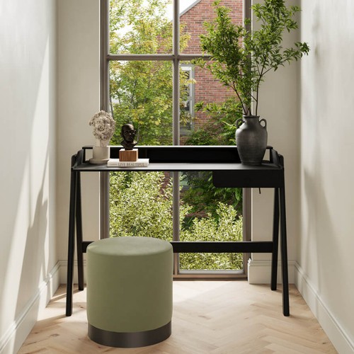 Lark black desk - black, finish