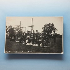 Yoxford Postcard 1906 Real Photo Suffolk Hat Trimming At Flower Show