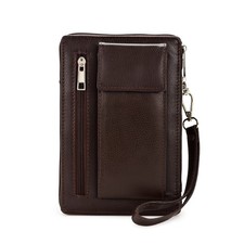 LEATHER TRAVEL BAG PASSPORT