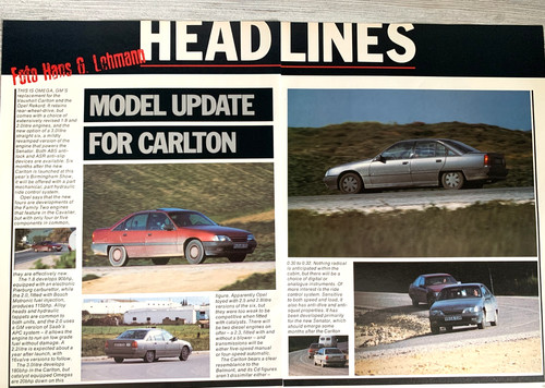 Vauxhall carlton pre - carlton,
