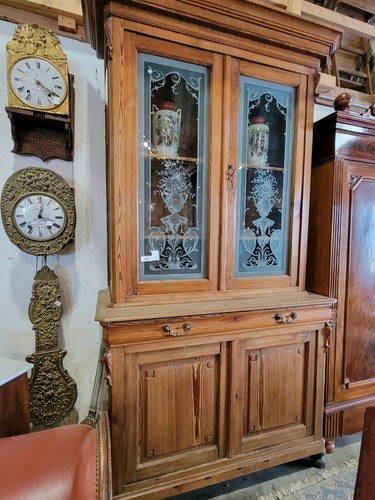 1880 belgium etched glass - 1880,