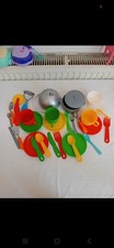 Elc Plastic Kitchen Pretend Tea Set& Pans