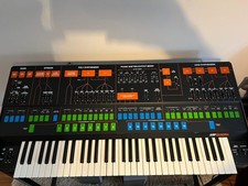 ARP Quadra Synthesizer and original stand