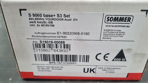 Sommer s9060 base - s3, garage