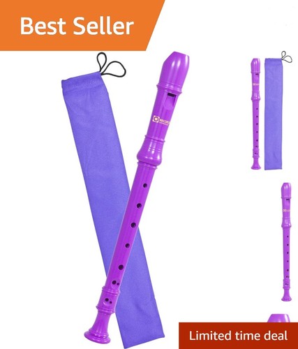 301pu purple soprano recorder - purple,