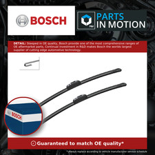 2x Wiper Blades (Pair) Flat /