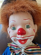  Vintage  Clown Doll 22"