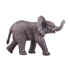 African Elephant Calf Toy Wild zoo animals play model figure toy plastic forest