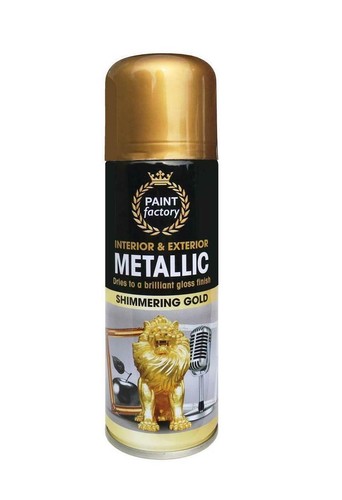 Metallic gold aerosol spray - gold,