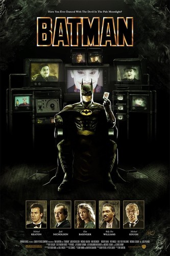 Batman screen print by - batman,