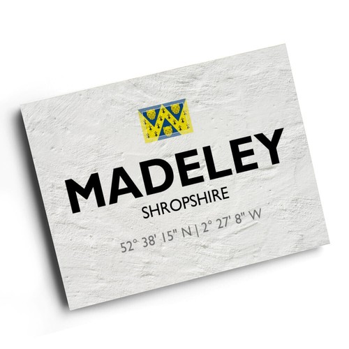 Print madeley shropshire - a3,